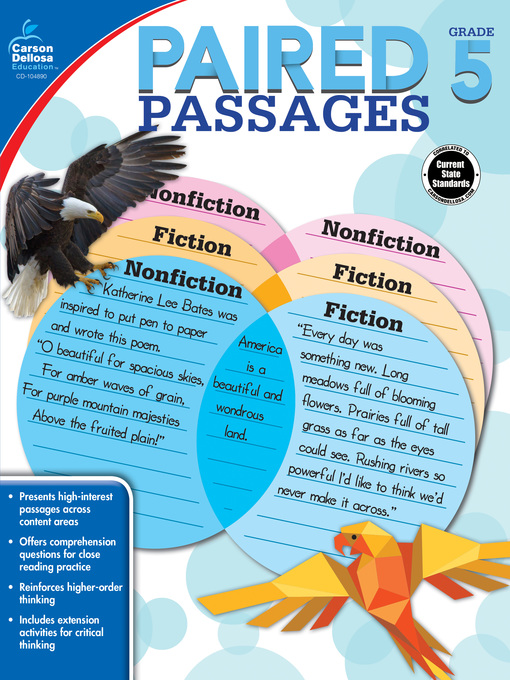 Cover image for Paired Passages, Grade 5